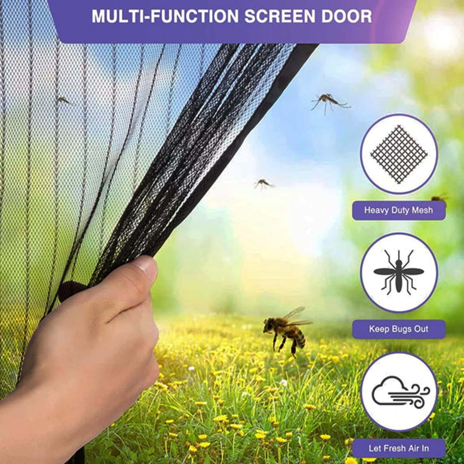 Magnetic Magic Mesh - Color: Transparent