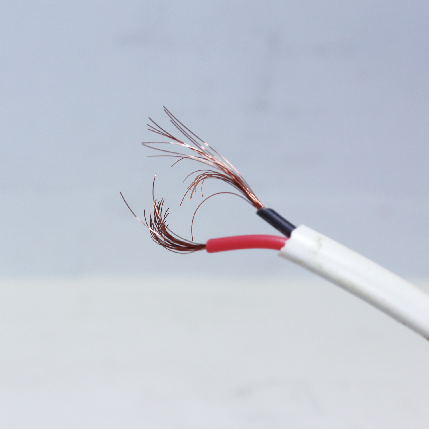 23/40 Flat Copper Wire 91 Mtr - Color: White /Black