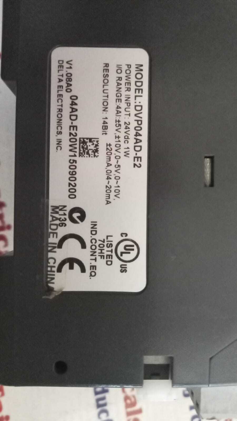 Delta Dvp04ad-e2 Plc