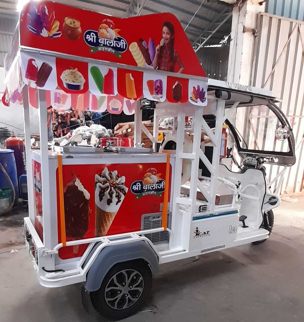 Electric On Wheels Freezer - Color: Multicolor