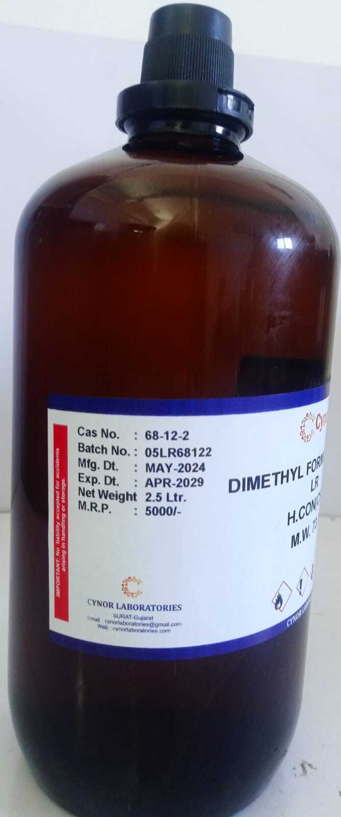 Dimethyl Formamide Lr (2.5 Lt)