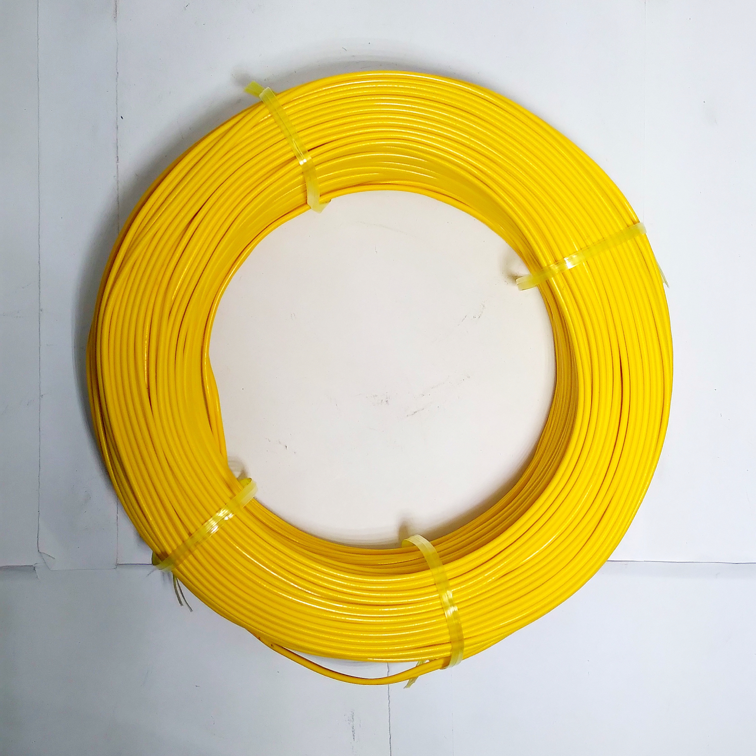 04-09 Parallel Flat Copper Wire 82 Mtr (White) - 82 Meter Length, Copper Conductor, Rated 11 Amp, 1100v Surge Voltage, Ideal For Industrial/domestic Use