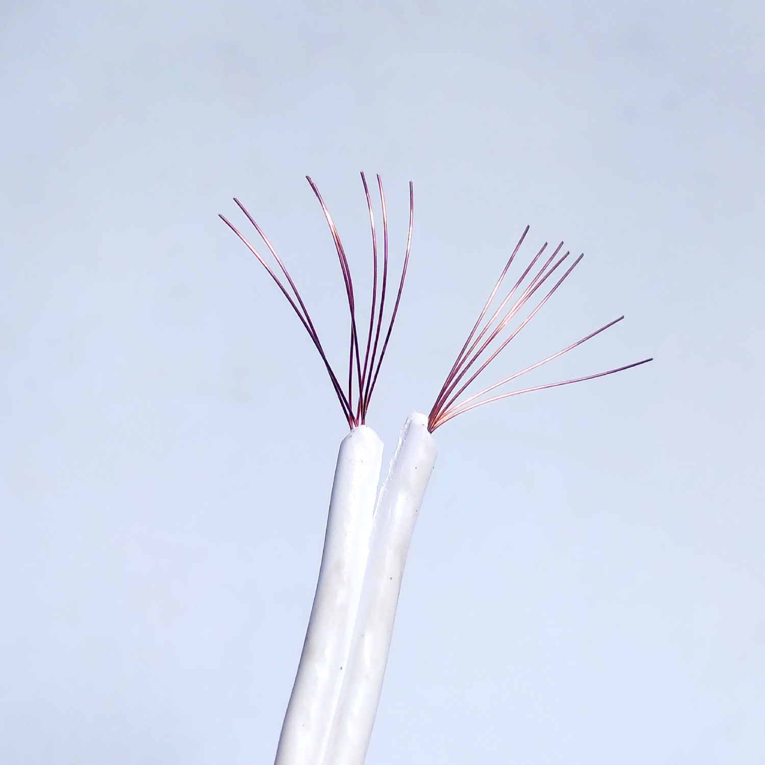 04-09 Parallel Flat Copper Wire 82 Mtr (White) - 82 Meter Length, Copper Conductor, Rated 11 Amp, 1100v Surge Voltage, Ideal For Industrial/domestic Use