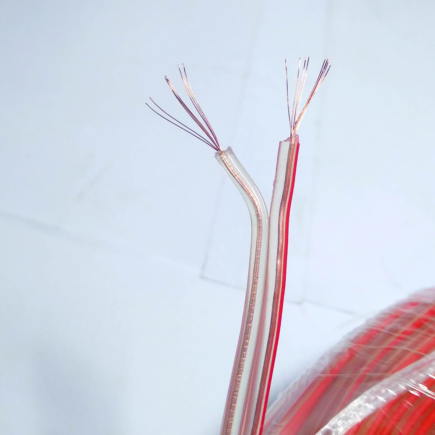 8-20 Parallel Flat Copper Wire 90 Mtr (Transparent) Insulation Material: Best Pvc