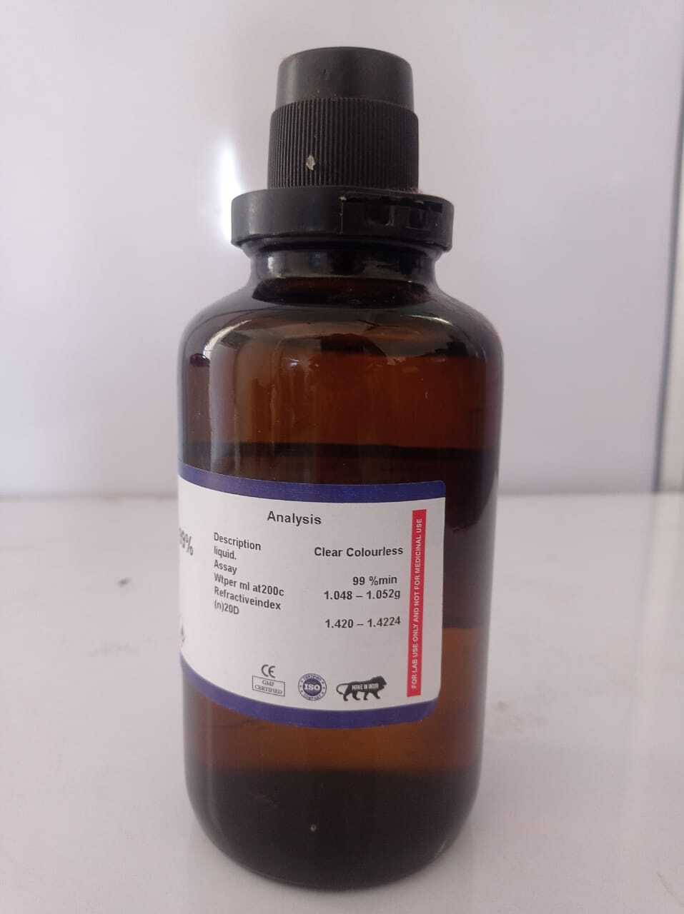 Acrylic Acid 99% (For Synthesis) - 500 Ml, High Purity, Versatile, Colorless Liquid With Acrid Odor, Miscible With Solvents