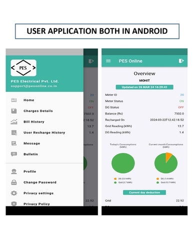 Pes User Application - Color: White