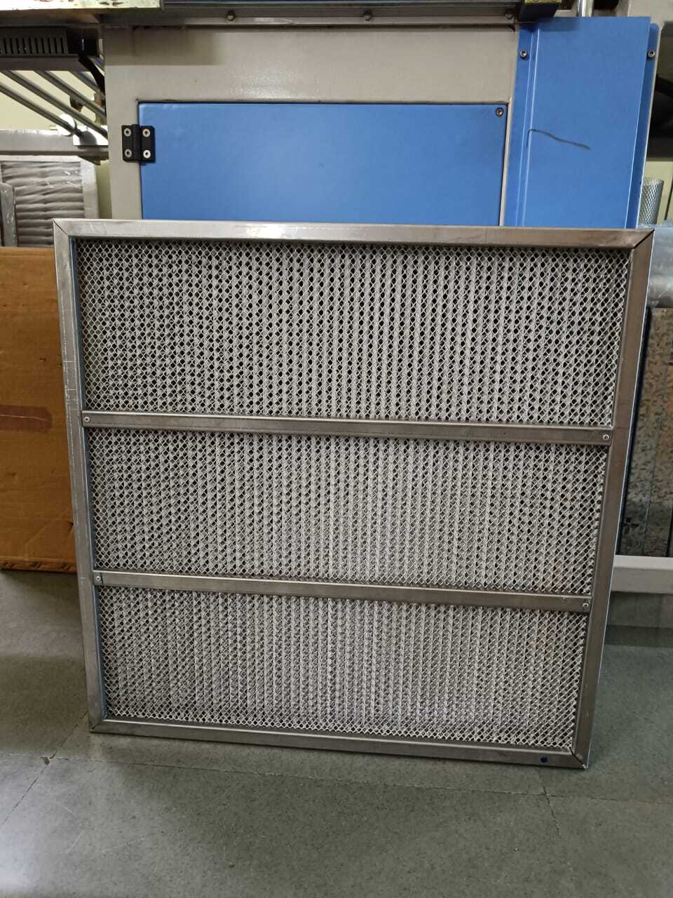 Hepa Filter - Micro Glass Fiber, 99.97% Efficient Down To 0.3 Microns | Box Type Design, Aluminum & Thermoplastic Separators, Ideal For Pharma & Hospital Hvac Systems
