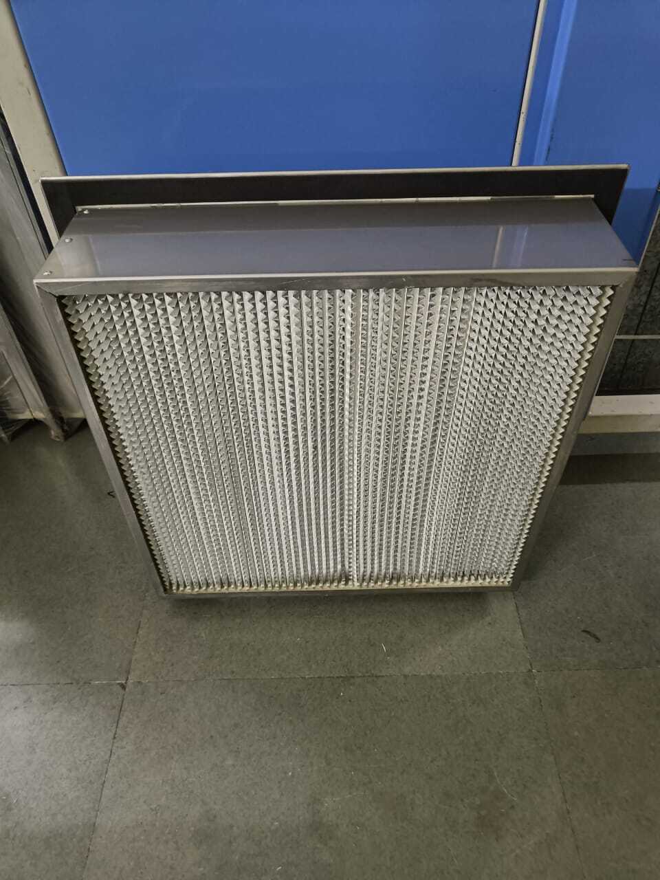 Hepa Filter - Micro Glass Fiber, 99.97% Efficient Down To 0.3 Microns | Box Type Design, Aluminum & Thermoplastic Separators, Ideal For Pharma & Hospital Hvac Systems