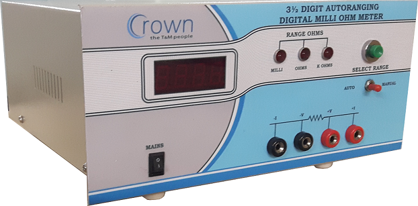 3.5 Digit Auto Ranging Digital Milli Ohm Meter