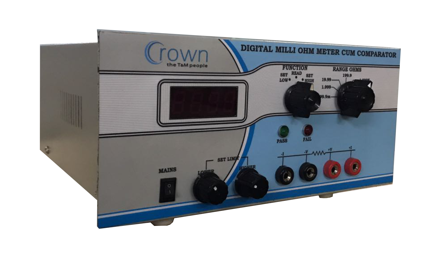 3.5 Digit Digital Milli Ohm Meter Cum Comparator