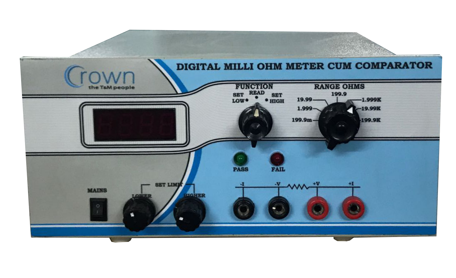 3.5 Digit Digital Milli Ohm Meter Cum Comparator
