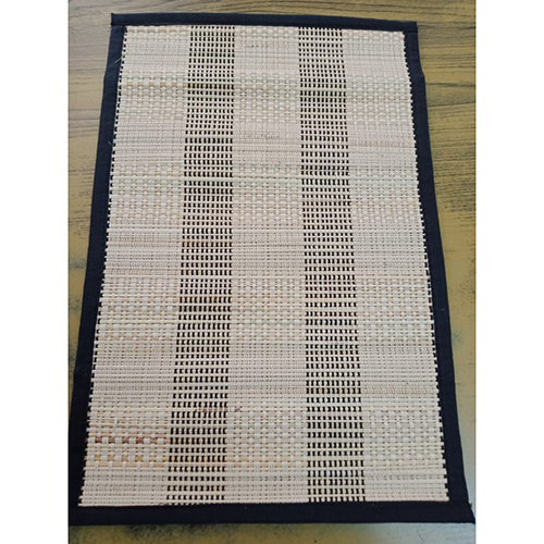 Reversible Bamboo Table Mat - Color: As Per Requirement
