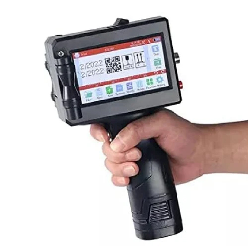 Automatic Monochrome Handheld Thermal Inkjet Batch Printer