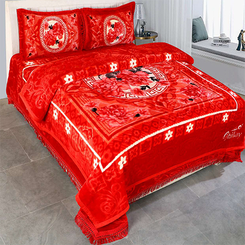 Modern Wedding Blanket Set - Color: As Per Requirement