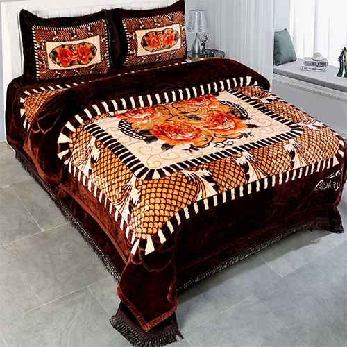 Modern Wedding Blanket Set - Color: As Per Requirement