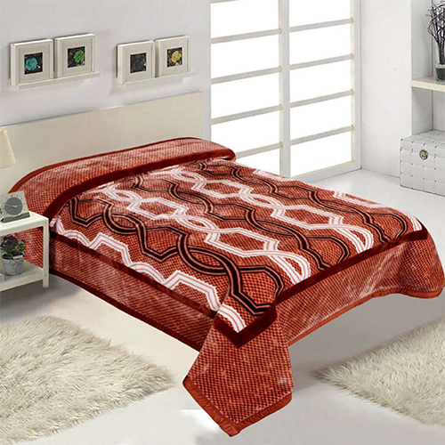 Blissful Semi Cloudy Soft Blanket - Fleece Wool Material, Full Size, Printed Pattern, Versatile Color Options