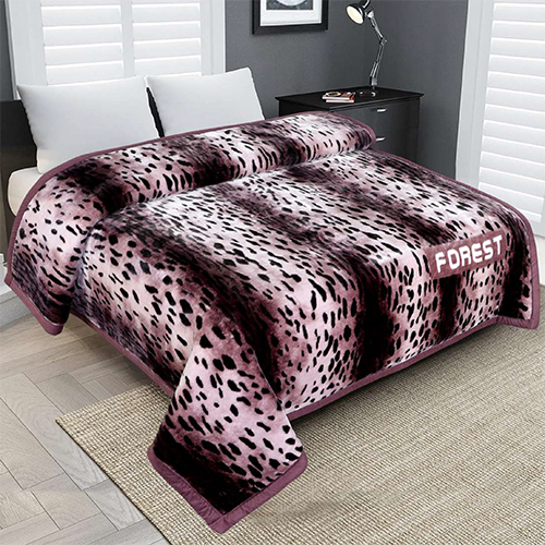 Forest Cloudy Blanket - Color: As Per Requirement