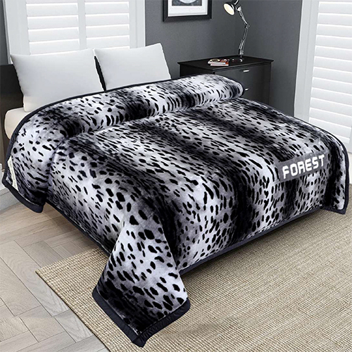 Forest Cloudy Blanket - Color: As Per Requirement