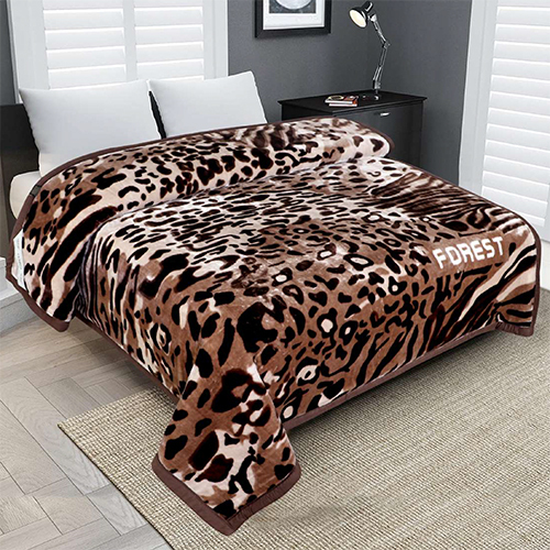 Forest Cloudy Blanket - Color: As Per Requirement