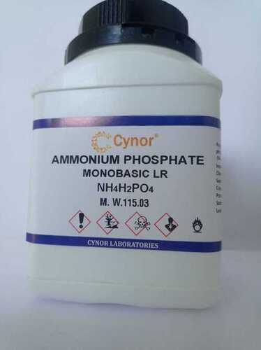 AMMONIUM PHOSPHATE LR (500 GM) - Chemical Formula: NH4H2PO4, Accurate Results, High Purity, Lab Grade, Reliable Source, Wide Mouth Bottle