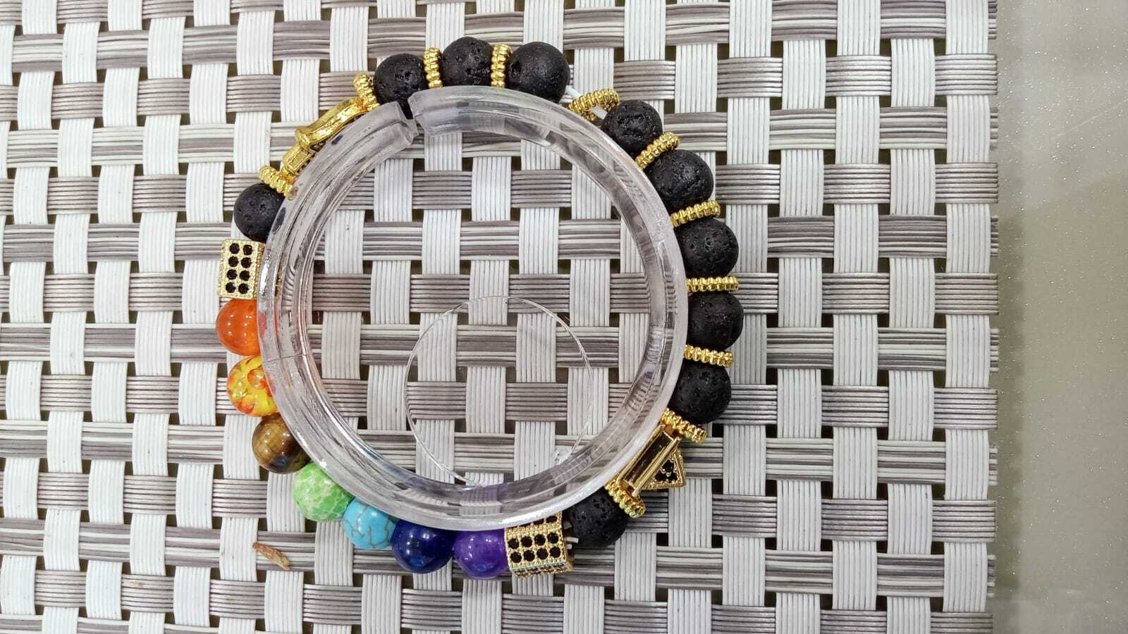 Original Certified Seven Chakra Bracelet - Stone Color: Multicolour