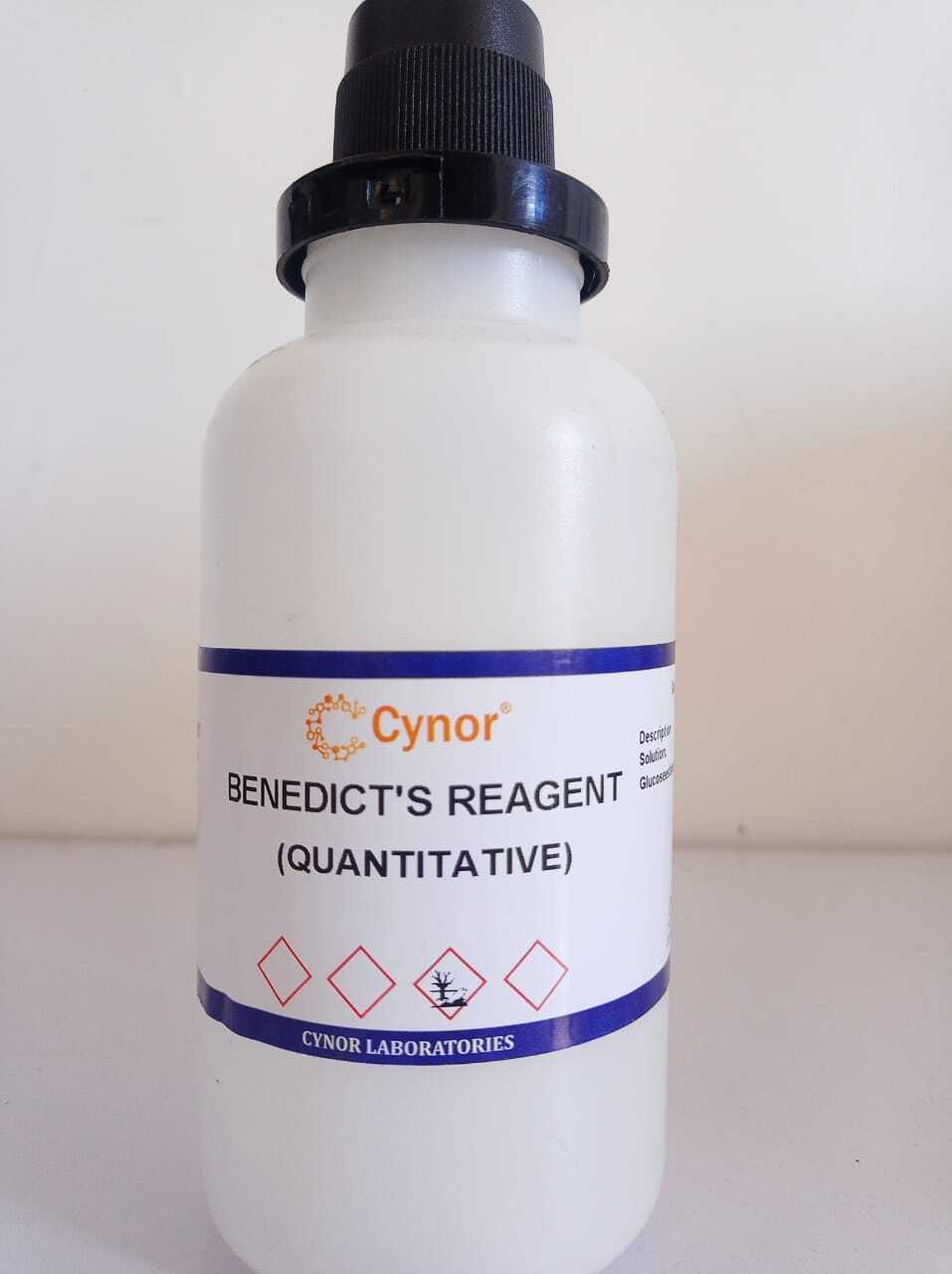 Benedict's Reagent (Quantitative) (500 Ml) - Glass Bottle, 500ml Volume, White Color | Accurate Detection, High Quality, Reliable Results, Reducing Sugar Test