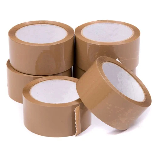 Brown Packaging Tape 2 Inch - Bopp Material, 2 Inch Width, Brown Color | Single Sided Adhesive, Custom Size Available