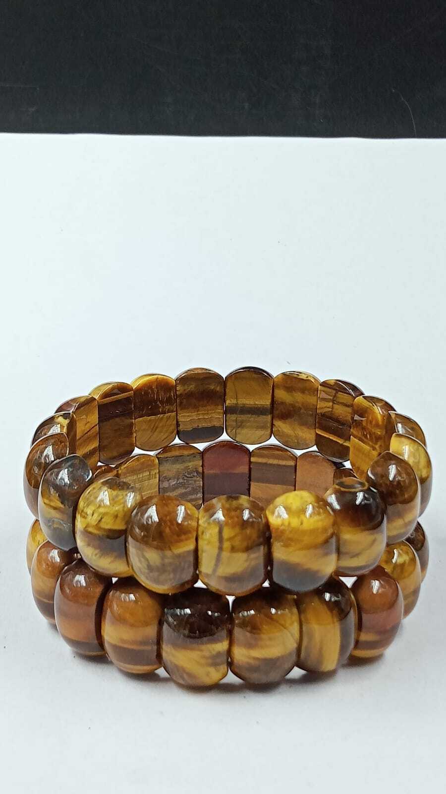 Tiger Eye Stone Beads Bracelet - Stone Type: Natural