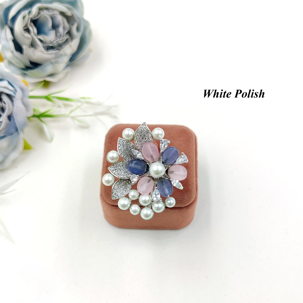 Modern American Diamond Ring - Imitation Jewelry, Available In Multiple Sizes, Elegant Accessory For Parties, Weddings, Anniversaries, Engagements