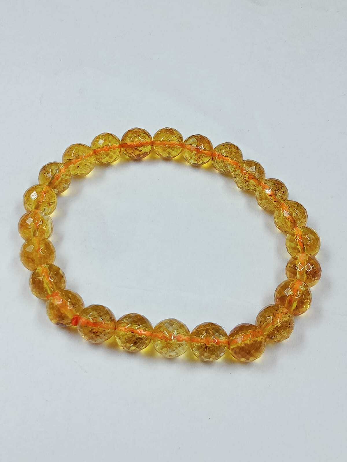 Citrine Stone Bracelet - Stone Color: Yellow