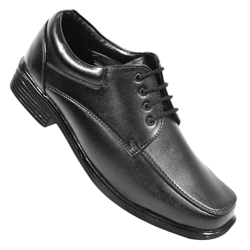 Mens Black Leather Formal Shoes - High-Quality Leather, Various Sizes Available, Multiple Color Options, Washable Design, Warranty Included