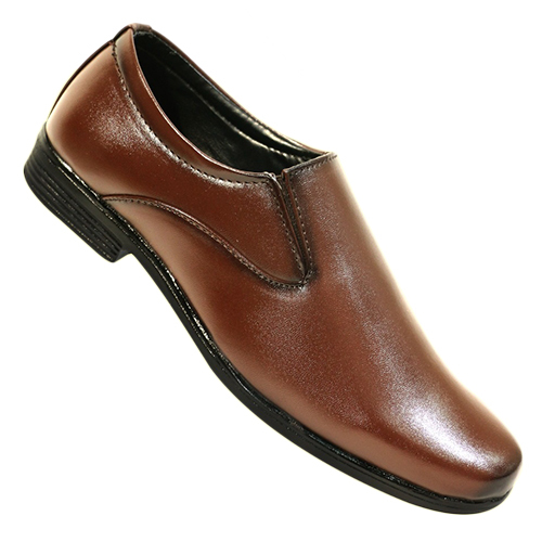 Mens Brown Office Shoes - High-Quality Leather, Various Sizes Available | Washable, Sophisticated Style, Warranty Included