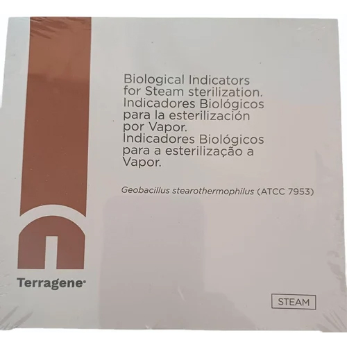 Steam Biological Indicator (Bionova) - Polypropylene Tube 45.2mm x 8.5mm, Glass Ampoule 35-40mm | Manual Operation, Portable Design, ISO Certified