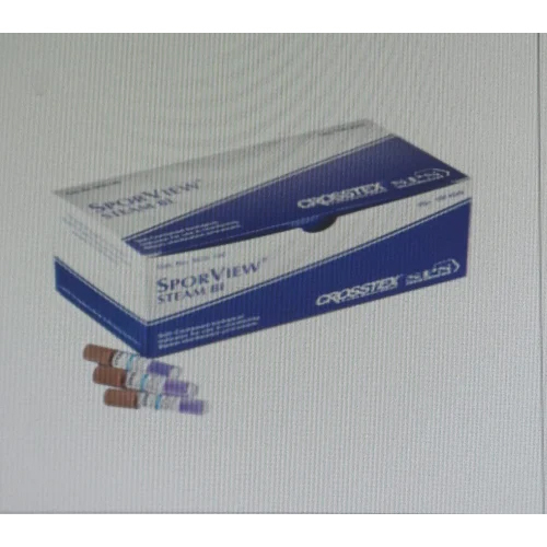 SELF-CONTAINED BIOLOGICAL INDICATORS For Monitoring Steam - 8.4 mm x 45.5 mm Dimensions, Population 1.0 to 5.0 x 105/106 per Disc, Manual Operation, Portable Design