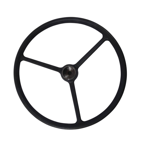 Steering Wheel - 400 Mm Outer Diameter, 24.50 Mm Bore | 3 Spokes, Aluminium Cast Hollow Centre Hub, For Agriculture & Aftermarket Applications