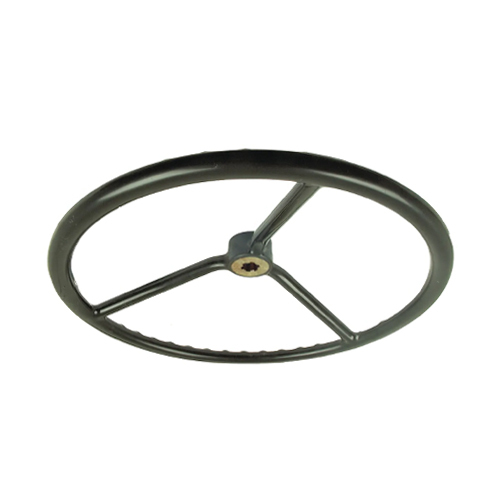 Ford New Holland Steering Wheel - 450mm Outer Diameter, 3-spoke Design | Fits Models 5000-8340, 6 Splines, Weighs 4.52lbs