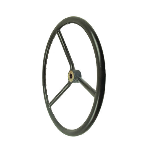 Ford New Holland Steering Wheel - 450mm Outer Diameter, 3-spoke Design | Fits Models 5000-8340, 6 Splines, Weighs 4.52lbs