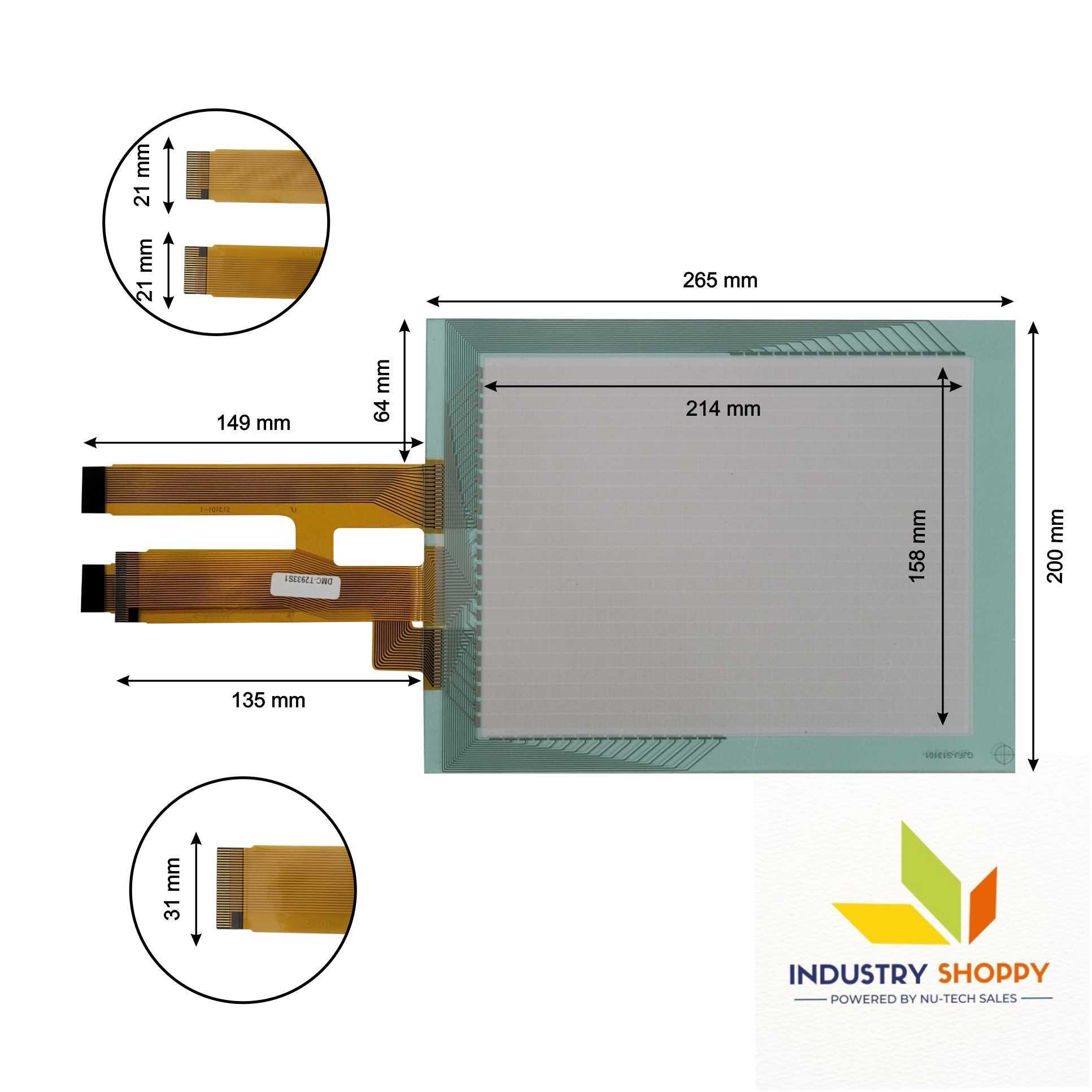 Dmc-t2933s1 Touch Screen - Application: Industrial