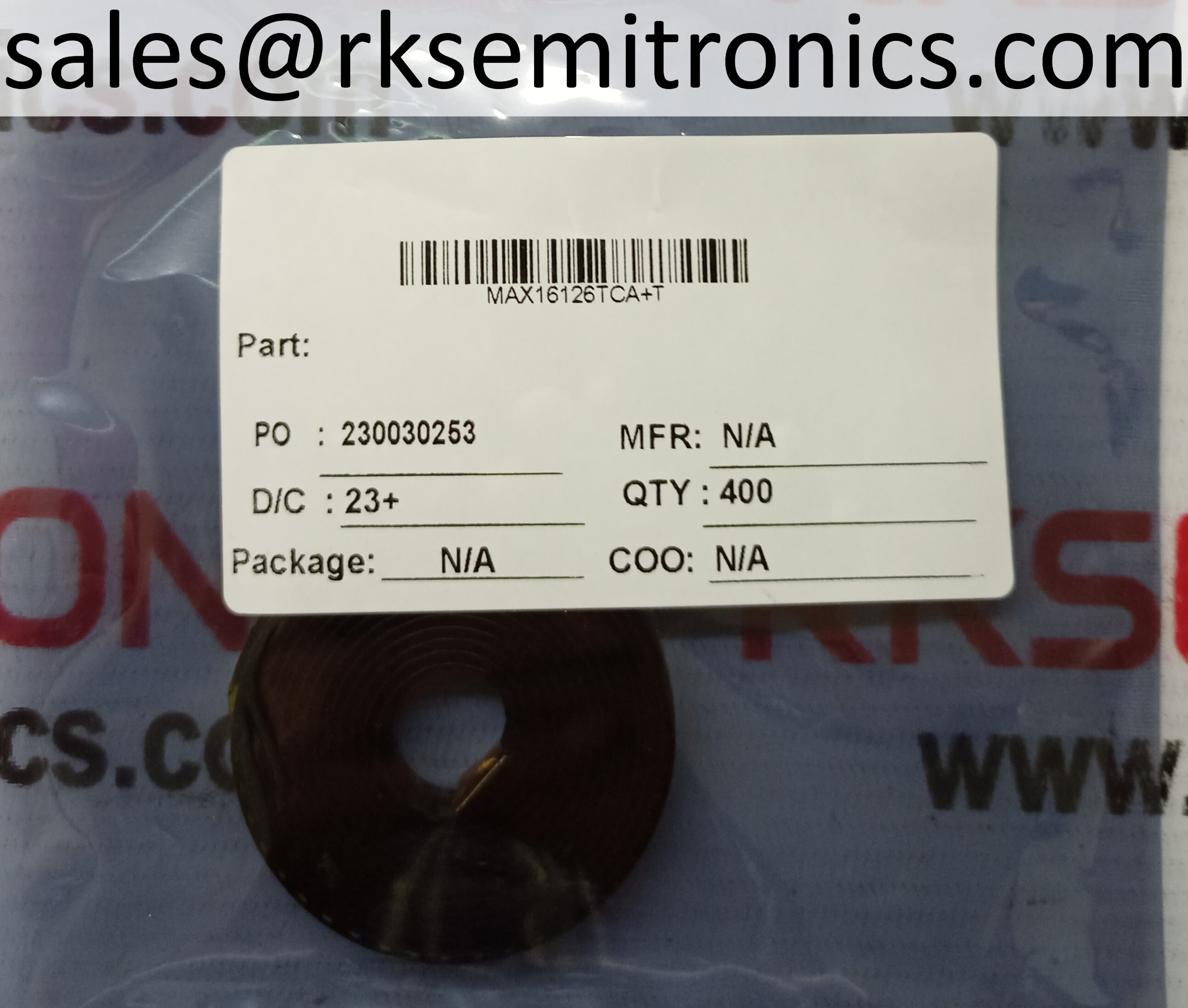 Max16126tca+t Ic - Application: Reset Monitor