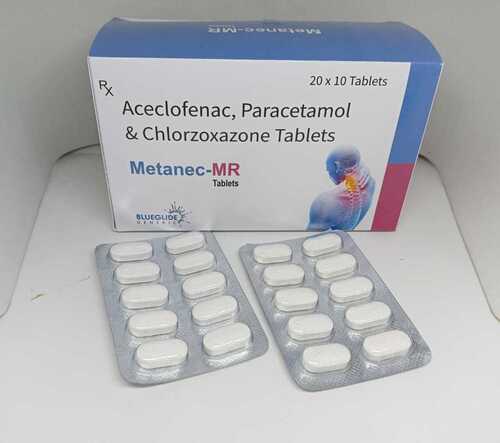 ऐसक्लोफ़ेनाक, पैरासिटामोल और क्लोरज़ोकज़ोन टेबलेट्स