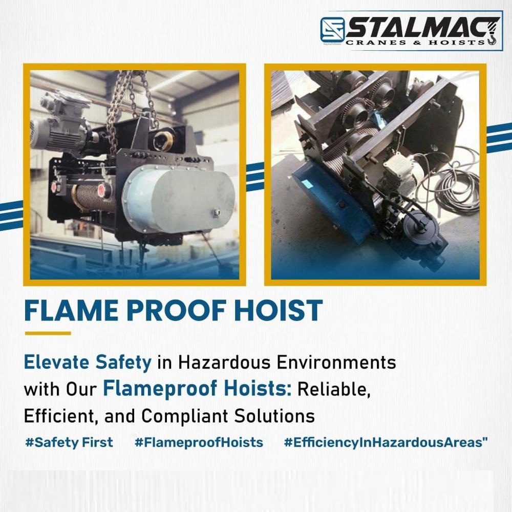 फ्लेमप्रूफ इलेक्ट्रिक होइस्ट्स - स्टॉमक एंटरप्राइज