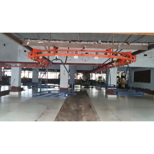 Industrial Overhead Conveyor System - Material: Stainless Steel