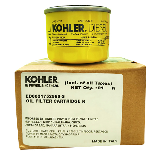 Kohler Engine Oil Filter - Metal Construction | Pre-Filter Filtration Grade, Designed for Commercial Use, Warranty Included