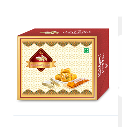 Glossy Lamination Folding Sweet Box