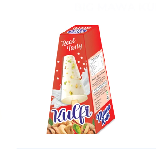 Big Mawa Kulfi Box - High-Quality Paper, Various Sizes Available | Glossy Lamination Finish, Moisture-Resistant Design