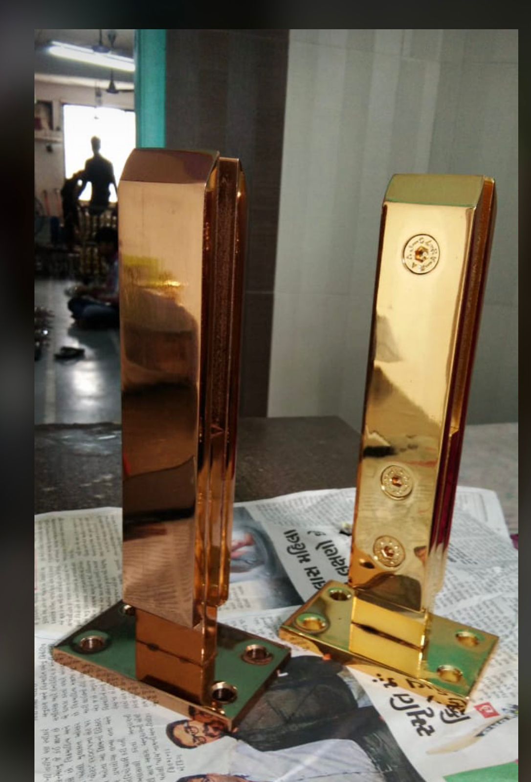 Golden Railing Pipe - Aluminum Alloy, Custom Size, Any Color | Eco Friendly, Powder Coated, Uv Proof Surface Treatment, Durable Grills