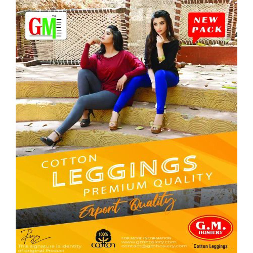 Ladies Cotton Leggings - Customized Sizes L, XL, XXL | Multicolor, Washable Fabric
