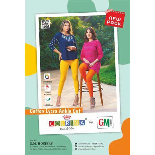 Cotton Leggings - Color: Multicolor