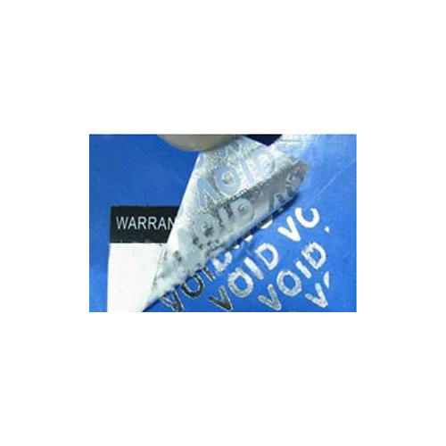 Void Tamper Hologram Label - Waterproof, Soft, Non-Transparent | High Security Holographic Design, Tamper-Resistant Authenticity Verification