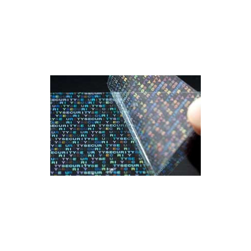 Multicolor Translucent Tamper Hologram Label